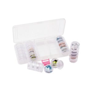 Opbergbox met 25 kleine potjes