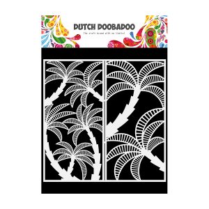 mask art slimline palmtree