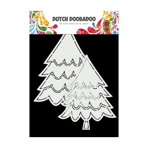 card art kerstbomen 2 set