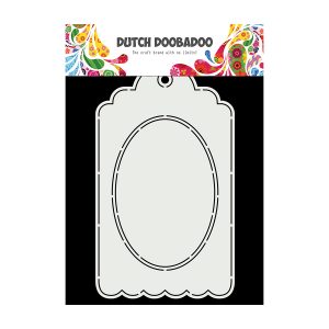 card art label met ovaal