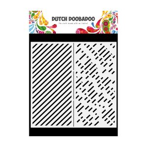 mask art slimline stripes