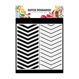 mask art slimline chevron