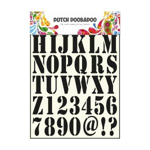 stencil art alphabet