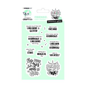 Stempel unicorns & glitter