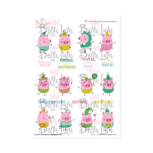 Knipvel feestvarkens