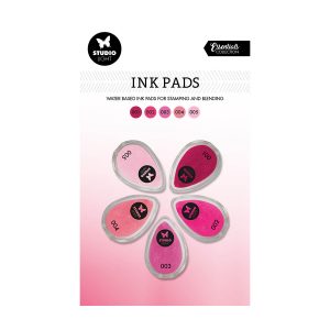 Inktkussens watergedragen rood