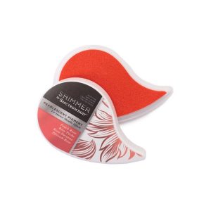 Inktkussen shimmer pearl peach rose