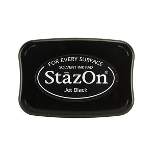 Inktkussen stazon jet black