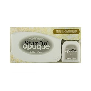 Inktkussen stazon opaque wit