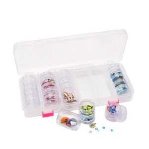 Opbergbox met 28 kleine potjes