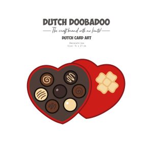 Card art chocolate box