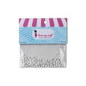 Plakparels hartjes 1 doorzichtig 100 stuks