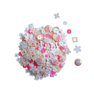 Schudmateriaal pastel roze