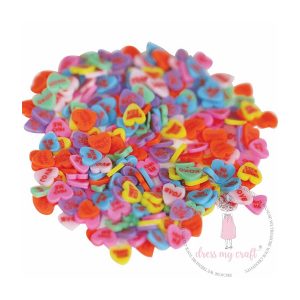 Schudmateriaal hartjes