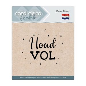 Stempel houd vol