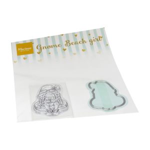 Stempel gnomes beach girl