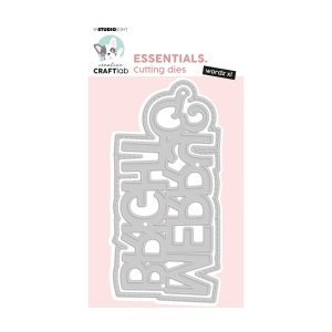 Stansmal wordz xl merry & bright