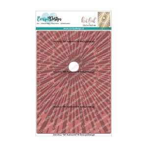 Hot foil mal A6 Sunburst