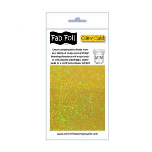 Fab foil glitter gold