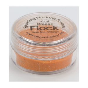 Flock sparkling powder orange