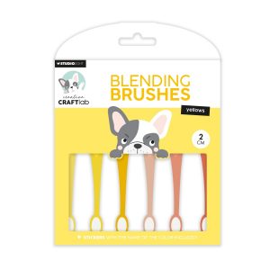 Blending brushes 2 cm yellows