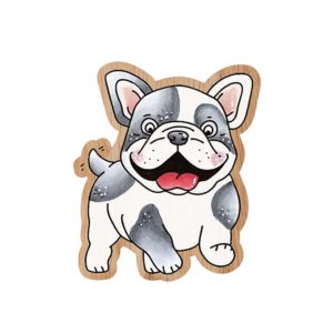 Houten stempel buddy