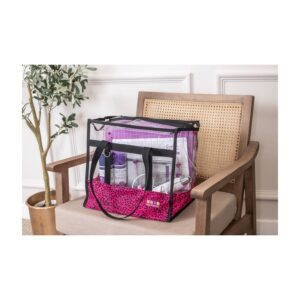 Tote bag lois raspberry cheetah