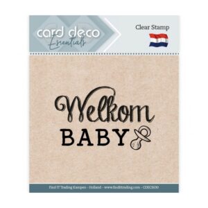 Stempel welkom baby