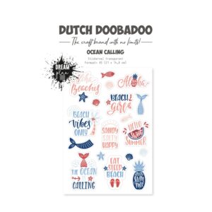 sticker art ocean calling