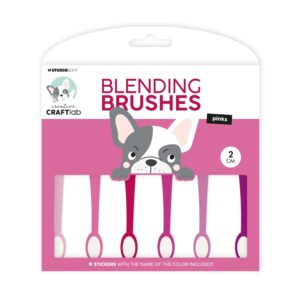 Blending brushes 2 cm pinks
