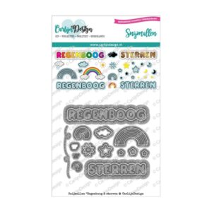 Stansmal regenboog & sterren