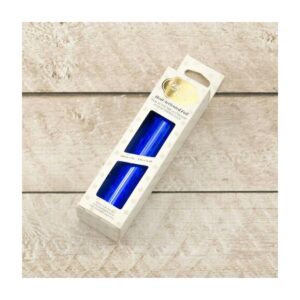 Hot foil iridescent triangular pattern blauw