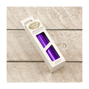 Hot foil spiegeleffect paars