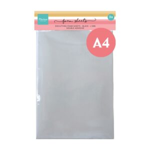 3D foam A4 2 mm zwart
