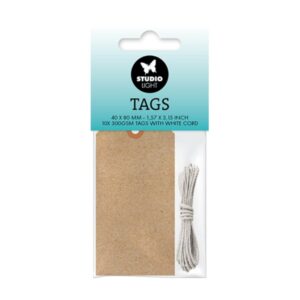 Tags kraft medium