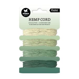 Hempcord shades of green