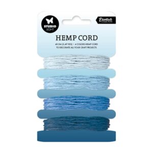 Hempcord shades of blue