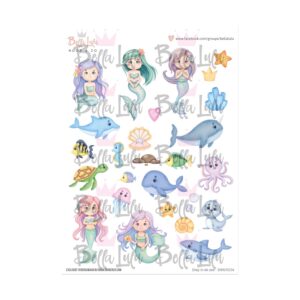 Knipvel diep in de zee