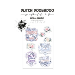 sticker art floral delight