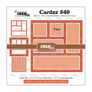 Stansmal cardzz frame & inlays tina