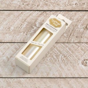 Hot foil pearl finish