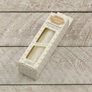 Hot foil iridescent flake pattern mirror finish pearl