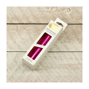 Hot foil iridescent triangular finish pink