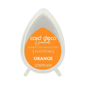 Inktkussen dew drop pearl orange