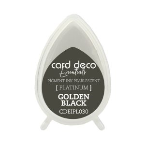 Inktkussen dew drop pearl golden black