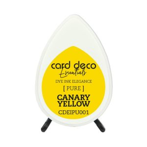 Inktkussen dew drop pure canary yellow