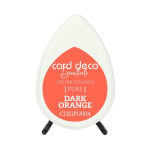 Inktkussen dew drop pure dark orange