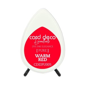 Inktkussen dew drop pure warm red