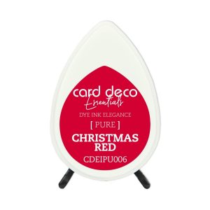 Inktkussen dew drop pure christmas red