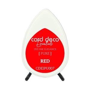 Inktkussen dew drop pure red